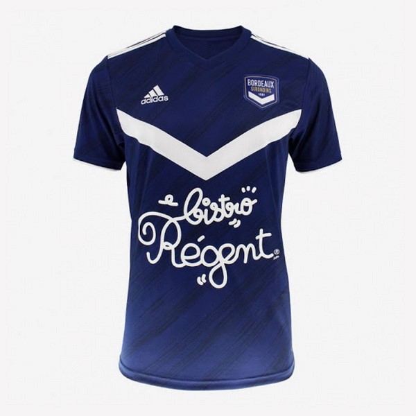 Camiseta Bordeaux Replica Primera Ropa 2020/21 Azul